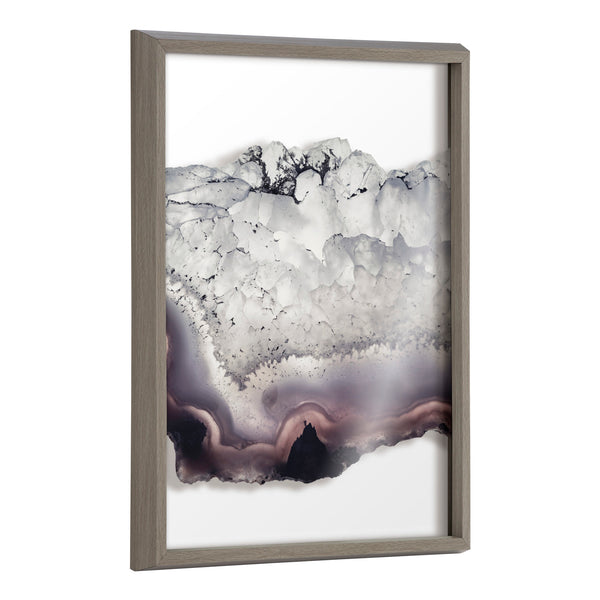 kate & laurel Blake Back In Time Framed Printed Glass by Emiko and Mark Franzen of F2Images