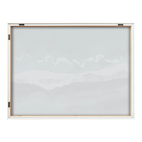 Kate & Laurel Blake Black Sands Dream Framed Printed Glass By Janet Meinke-Lau