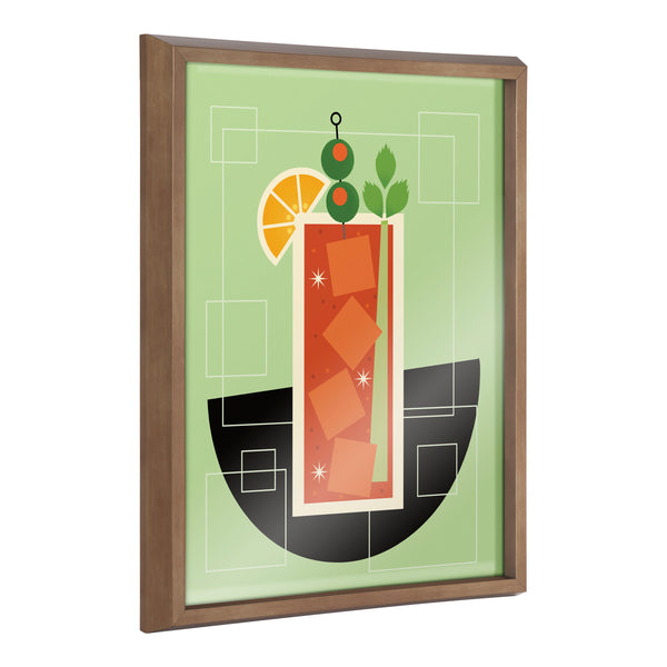 Kate & Laurel Blake Bloody Mary Framed Printed Art By Amber Leaders Designs