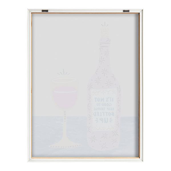 Kate & Laurel Blake Bottled Up Framed Printed Glass By Cat Coquillette