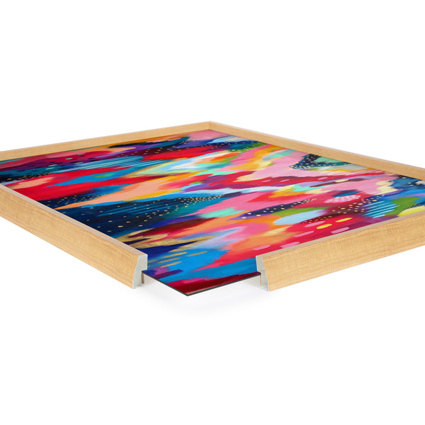 Kate & Laurel Blake Brushstroke 100 Framed Printed Art By Jessi Raulet Of Ettavee