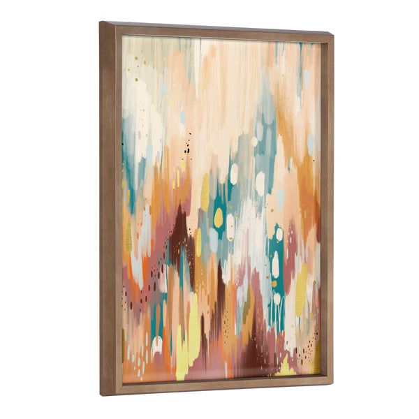 Kate & Laurel Blake Brushstroke 133 Framed Printed Glass By Jessi Raulet Of Ettavee