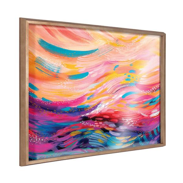 Kate & Laurel Blake BrushStrokes 90 Framed Printed Art By Jessi Raulet Of Ettavee