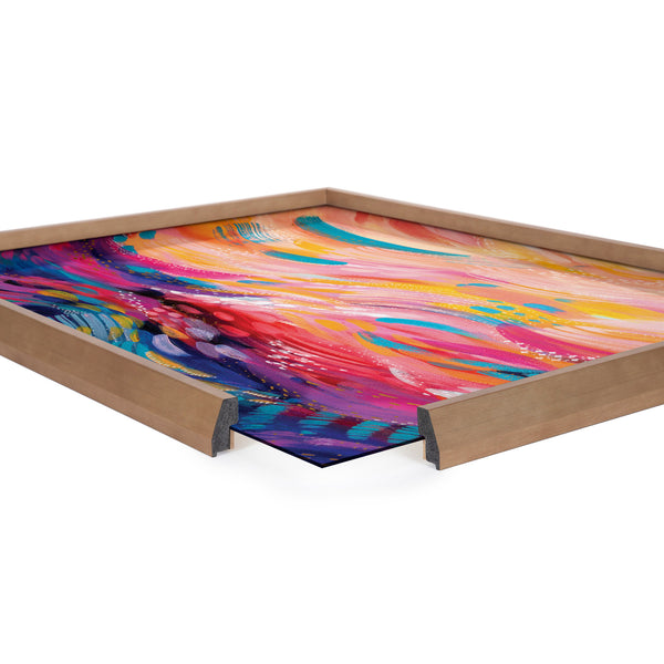 Kate & Laurel Blake BrushStrokes 90 Framed Printed Art By Jessi Raulet Of Ettavee