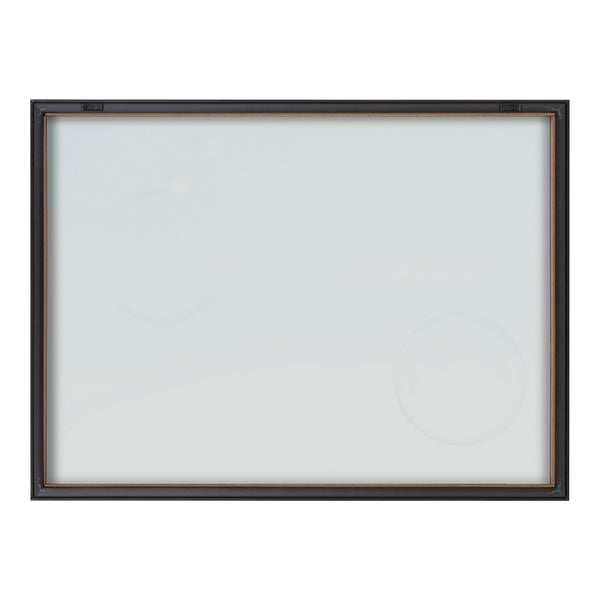 Kate & Laurel Blake Bubble Rectangle II Framed Printed Glass By Laura Evans