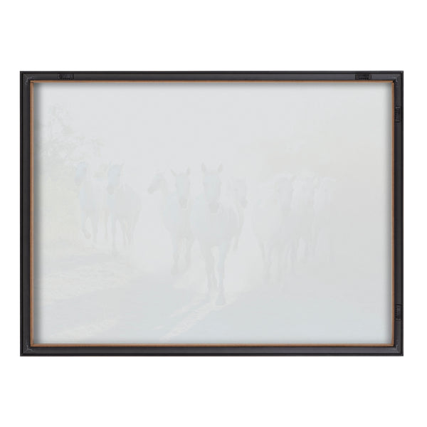 Kate & Laurel Blake Camargue Horse XIII Framed Printed Glass By Laura Evans