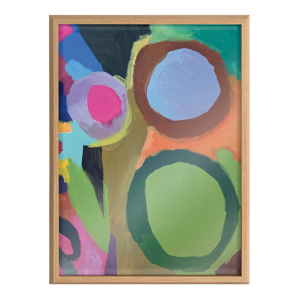 Kate & Laurel Blake Circle Of Love Framed Printed Glass By Caleb Griswold
