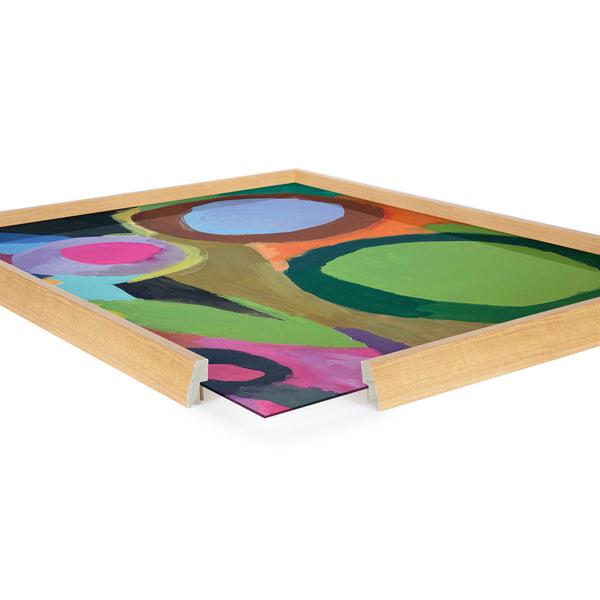 Kate & Laurel Blake Circle Of Love Framed Printed Glass By Caleb Griswold