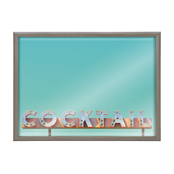 Kate & Laurel Blake Cocktail Hour Framed Printed Glass By Robert Cadloff Of Bomobob