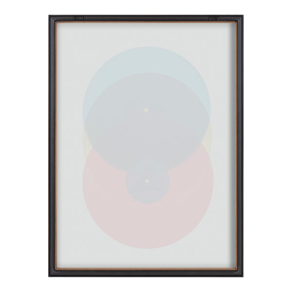 Kate & Laurel Blake Colorful Records Blue Red Framed Printed Glass By Emiko And Mark Franzen Of F2Images