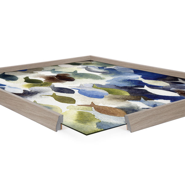 Kate & Laurel Blake Concurrent Framed Printed Glass By Janet Meinke-Lau