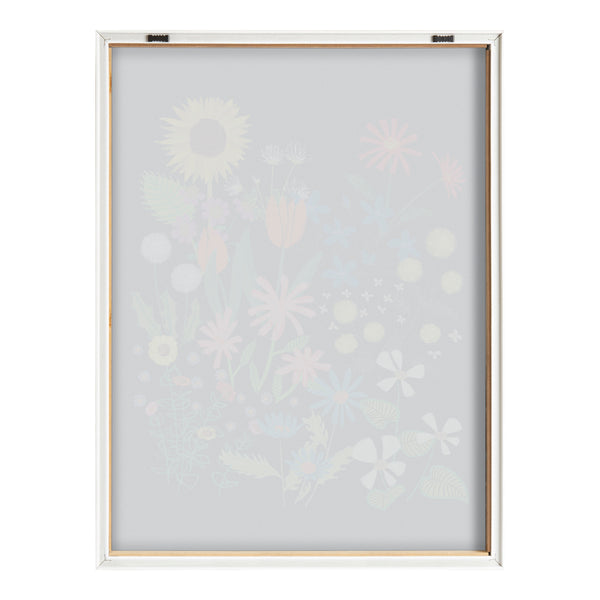 Kate & Laurel Blake Dark Flora Framed Printed Glass By Hannah Beisang