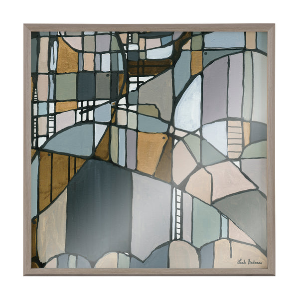 Kate & Laurel Blake Deco Nadeau 2 Framed Printed Acrylic By Leah Nadeau