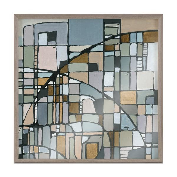 Kate & Laurel Blake Deco Nadeau Framed Printed Acrylic By Leah Nadeau