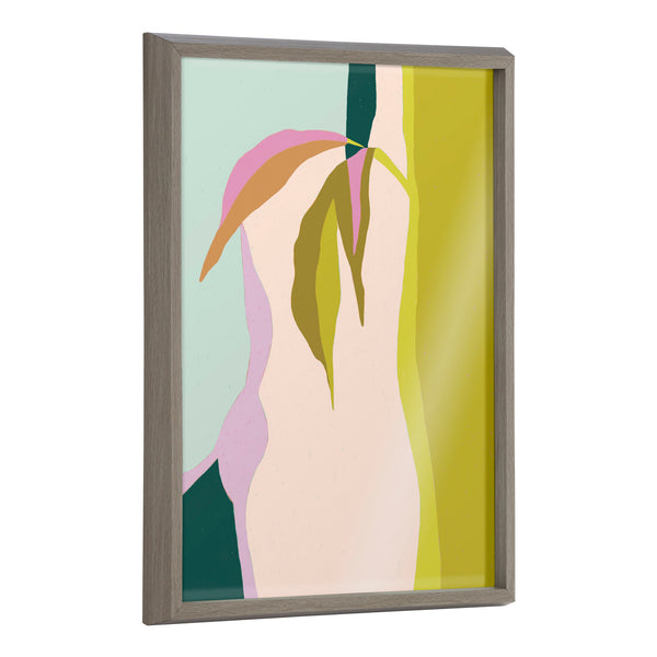 kate & laurel Blake Delight In The Moment 2 Framed Printed Glass by Alicia Schultz