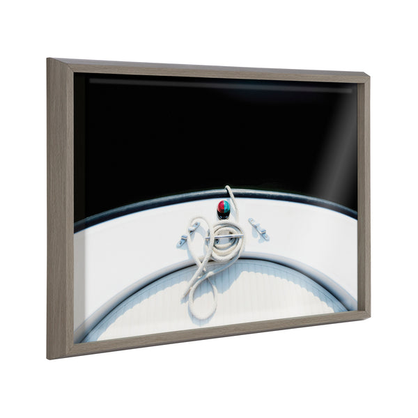 kate & laurel Blake Drifting Framed Printed Glass by Alicia Abla
