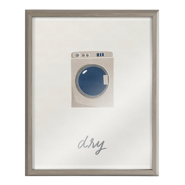 Kate & Laurel Blake Dry Framed Printed Glass By Elizabeth Silver