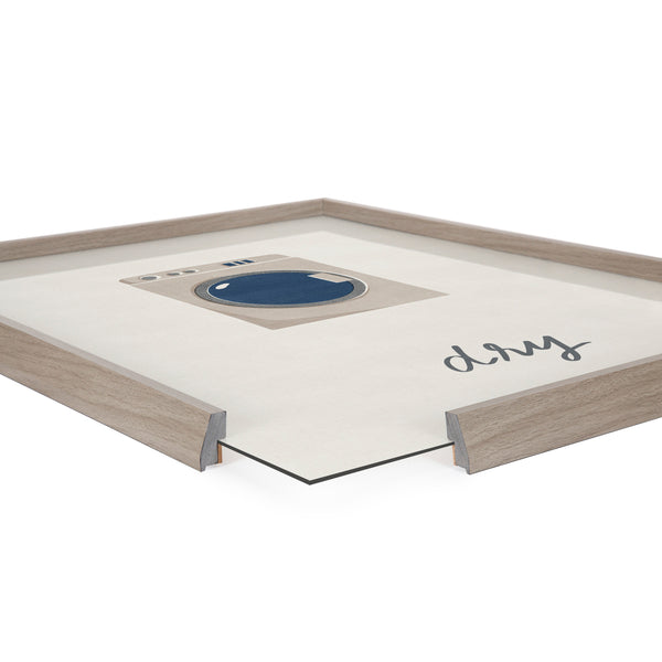 Kate & Laurel Blake Dry Framed Printed Glass By Elizabeth Silver