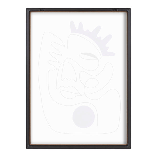 Kate & Laurel Blake El Ray Framed Printed Glass By Shatha Al Dafai