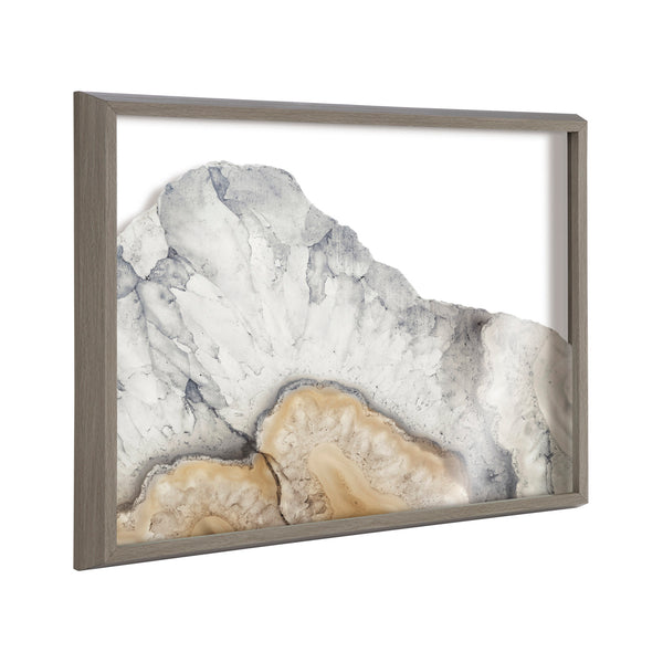kate & laurel Blake Elements of Old II Framed Printed Glass by Emiko and Mark Franzen of F2Images