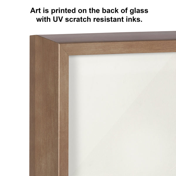 Kate & Laurel Blake Ever Green Framed Printed Glass By F2Images