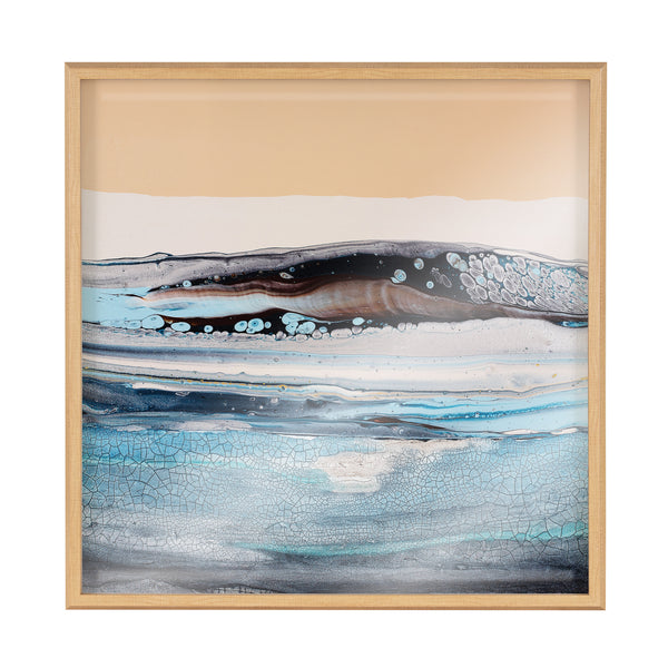Kate & Laurel Blake Glacier Park Framed Printed Art By Xizhou Xie