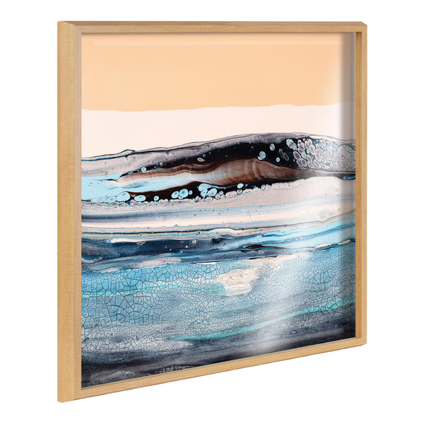 kate & laurel Blake Glacier Park Framed Printed Art by Xizhou Xie