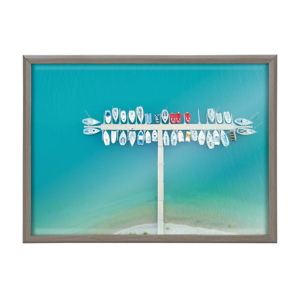 Kate & Laurel Blake Gorges Du Verdon Framed Printed Glass By Rachel Bolgov