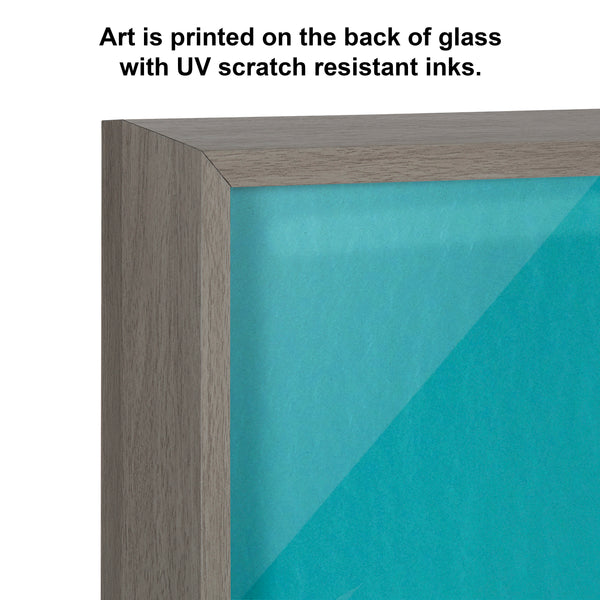 Kate & Laurel Blake Gorges Du Verdon Framed Printed Glass By Rachel Bolgov