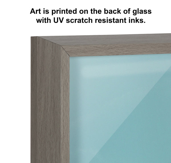 Kate & Laurel Blake Head In The Clouds Framed Printed Glass By Dominique Vari