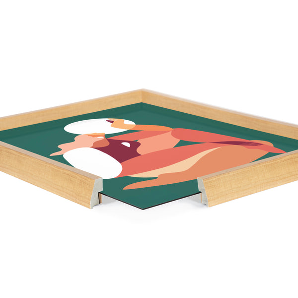 Kate & Laurel Blake How The Sun Loves The Moon Framed Printed Glass By Maggie Stephenson