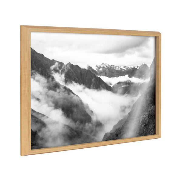 kate & laurel Blake Inca Trail Framed Printed Glass by Pete Olsen