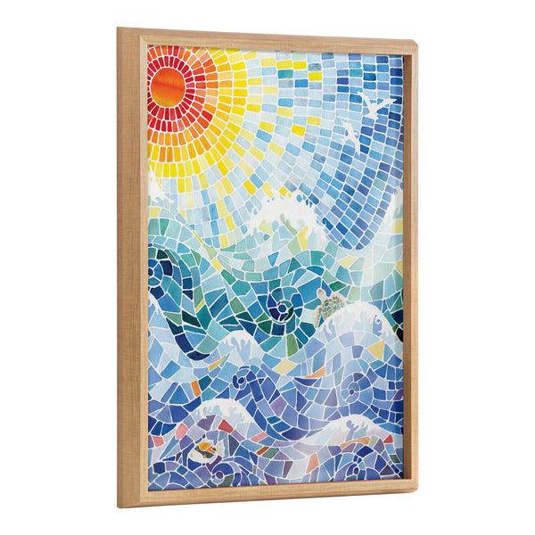 Kate & Laurel Blake It’s A Beautiful Life Framed Printed Glass By Janet Meinke-Lau