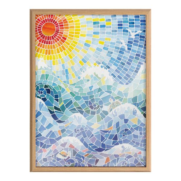 Kate & Laurel Blake It’s A Beautiful Life Framed Printed Glass By Janet Meinke-Lau