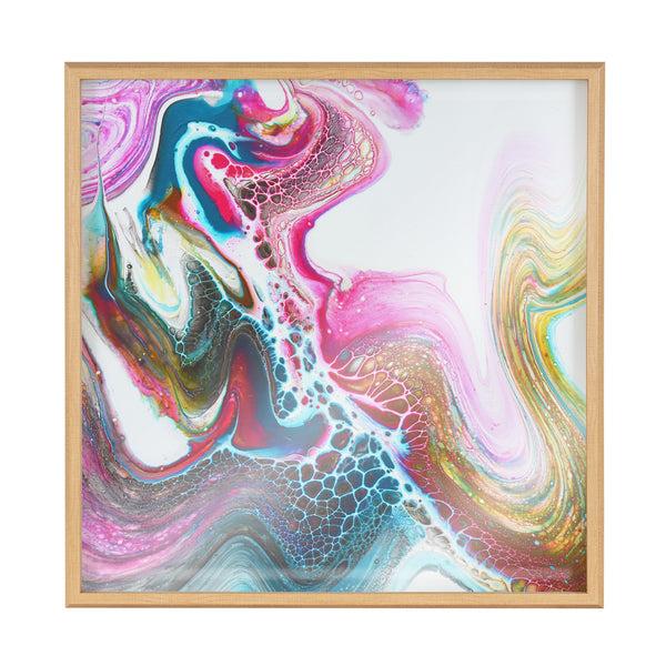Kate & Laurel Blake Kaleidescope Framed Printed Art By Xizhou Xie