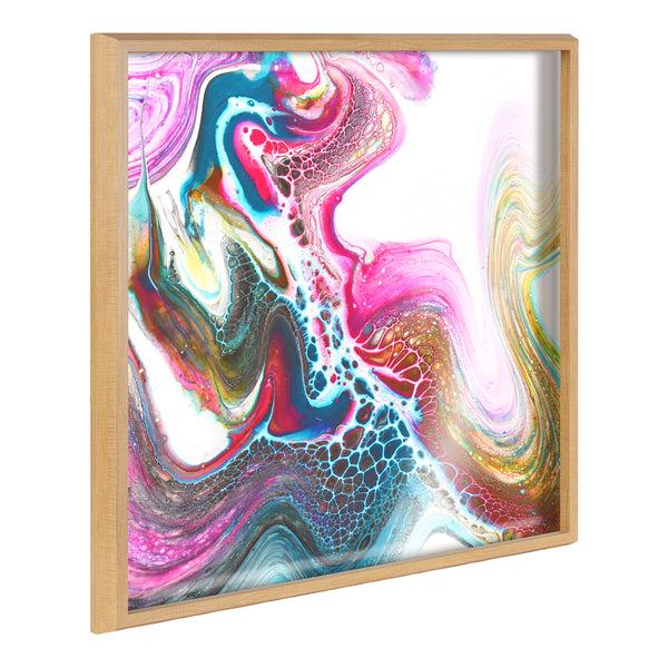 kate & laurel Blake Kaleidescope Framed Printed Art by Xizhou Xie