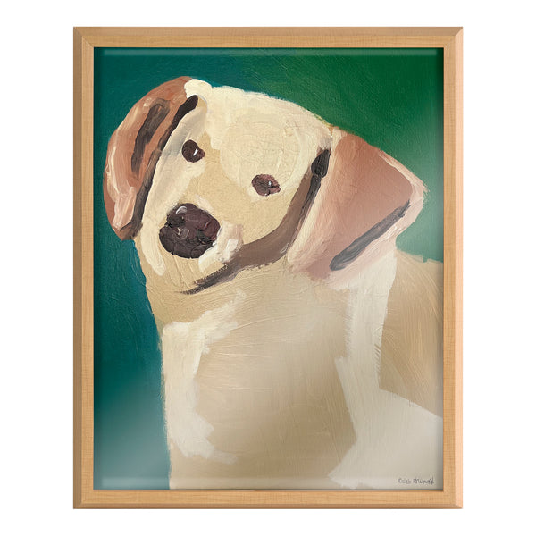 Kate & Laurel Blake Lily Framed Printed Glass By Caleb Griswold