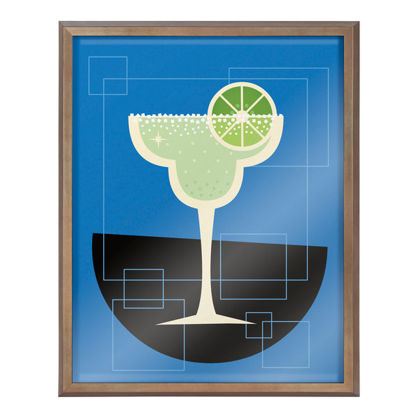 Kate & Laurel Blake Margarita Framed Printed Art By Amber Leaders Designs
