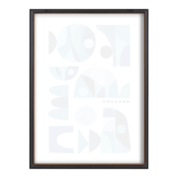 Kate & Laurel Blake Mid Century Fish Blue Framed Printed Glass By Rachel Lee Of My Dream Wall