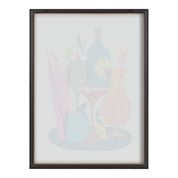 Kate & Laurel Blake Mid Century Modern Cocktails Framed Printed Glass By Rachel Lee Of My Dream Wall