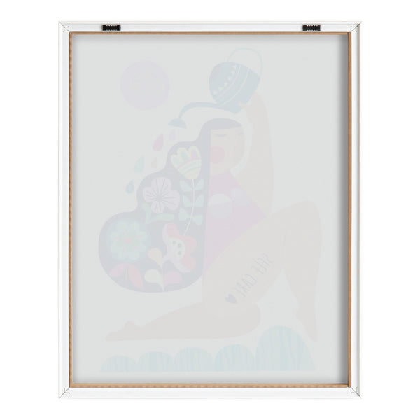 Kate & Laurel Blake Mid Century Modern Self Care Framed Printed Glass By Rachel Lee Of My Dream Wall