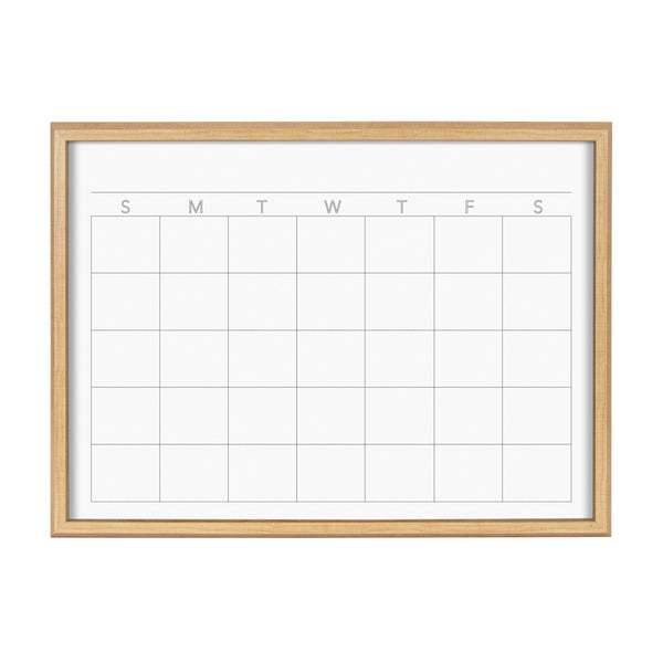 Kate & Laurel Blake Month Framed Printed Glass By The Creative Bunch Studio