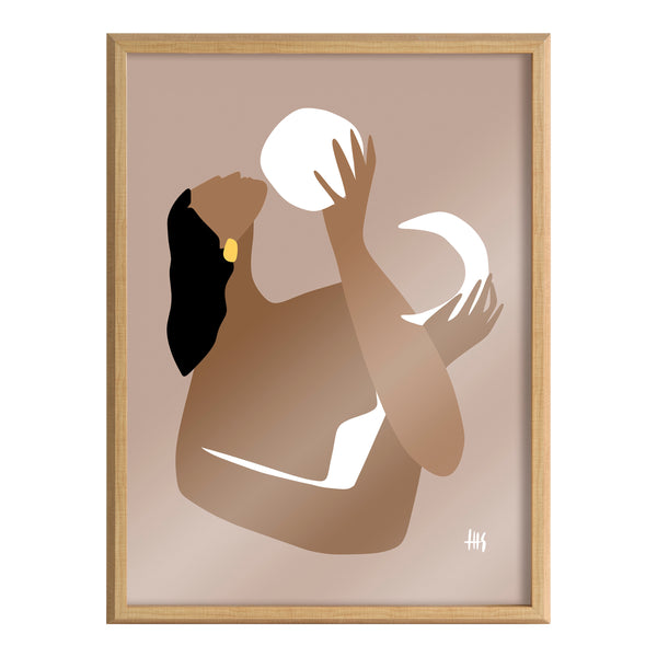 Kate & Laurel Blake Night And Day Framed Printed Glass By Maggie Stephenson