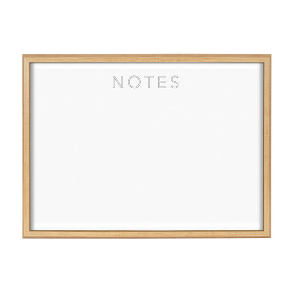 Kate & Laurel Blake Notes Framed Printed Glass By The Creative Bunch Studio