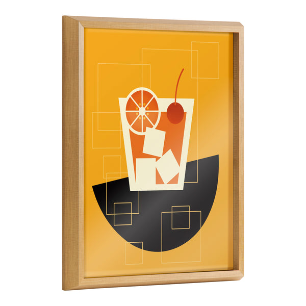 kate & laurel Blake Old Fashioned Framed Printed Art by Amber Leaders Designs