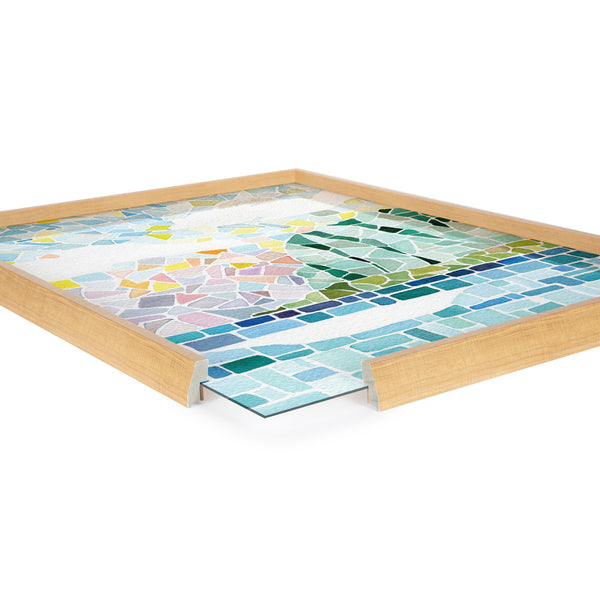 Kate & Laurel Blake One Fine Morning Framed Printed Glass By Janet Meinke-Lau