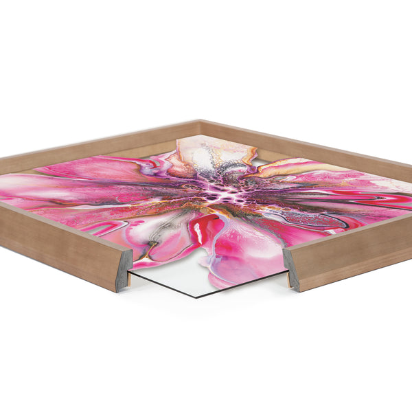 Kate & Laurel Blake Pink Blooms Framed Printed Art By Xizhou Xie