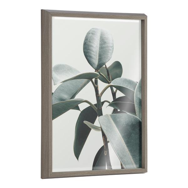 kate & laurel Blake Plant Mom Green Houseplant Framed Printed Glass by The Creative Bunch Studio