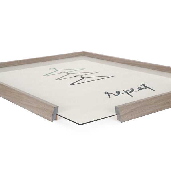 Kate & Laurel Blake Repeat Framed Printed Glass By Elizabeth Silver