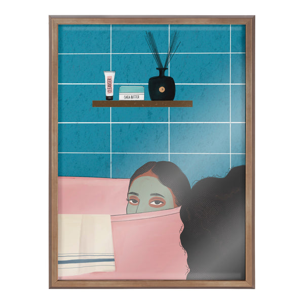 Kate & Laurel Blake Restful Rest Framed Printed Glass By Mary Joak